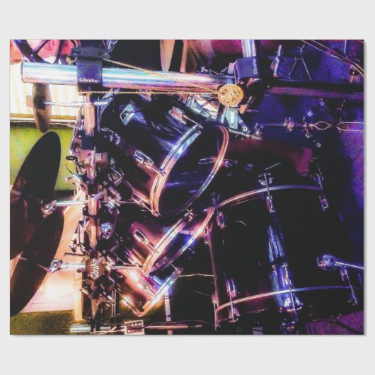 Trommel-Set Geschenkpapier (Flach)