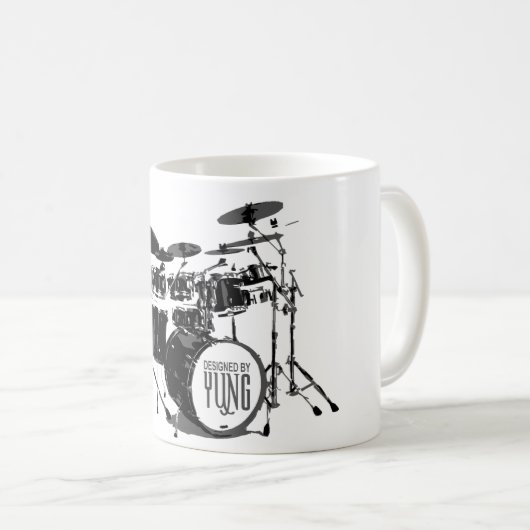 Trommel-Set Kaffeetasse (VorderseiteRechts)
