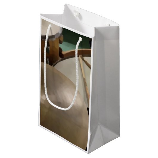 Trommel-Set Kleine Geschenktüte (Vorderseite Schrägansicht)