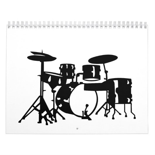 Trommel-Set-Schlagzeug Kalender (Titelbild)