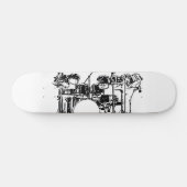 Trommel-Set Skateboard (Horizontal)