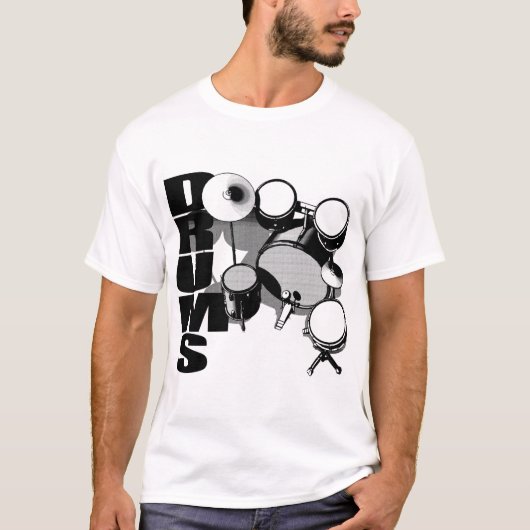 TROMMEL-SET T-Shirt (Vorderseite)