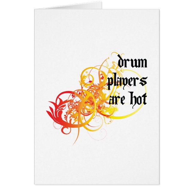 Trommel-Spieler sind heiß (Vorne)