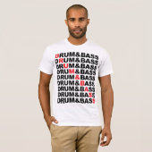 Trommel u. Bass-Quadrat T-Shirt (Vorne ganz)