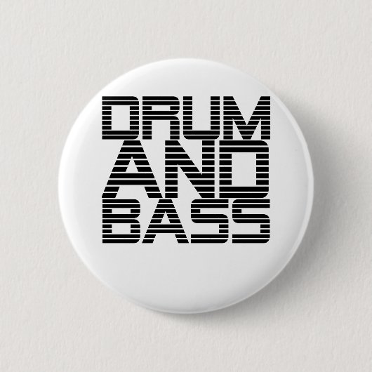 Trommel und Baß Button (Vorderseite)