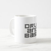 Trommel und Baß Kaffeetasse (Vorderseite Links)