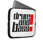 Trommel-und Bass-Laptop-Hülse Laptopschutzhülle (Vorne Rechts)