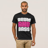 Trommel und Bass-Musik-T - Shirt (Vorne ganz)