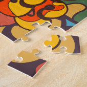 Trommel- und Bass-Reggaefarbe - Logo, Graffiti, Puzzle (Seite)