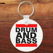 Trommel und Bass Schlüsselanhänger (Vorderseite)