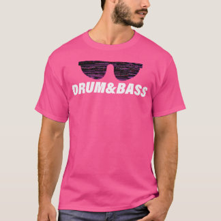 Trommel und Bass-Sonnenbrille T-Shirt