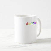 Trommel-und Bass-Spektrum Kaffeetasse (VorderseiteRechts)