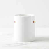Trommel-und Bass-Spektrum Kaffeetasse (Mittel)