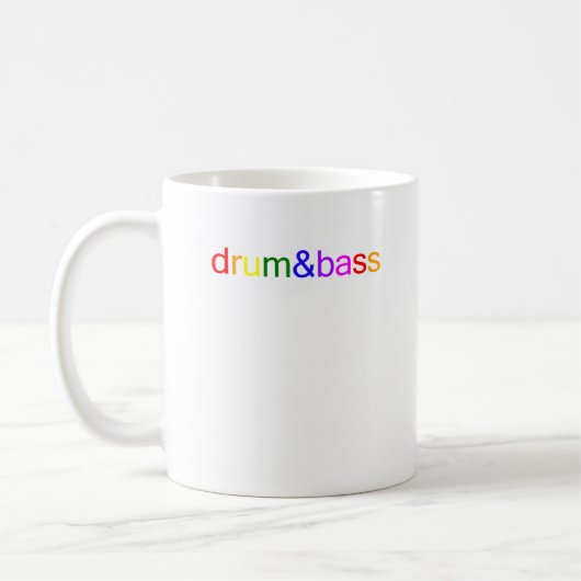 Trommel-und Bass-Spektrum Kaffeetasse (Links)
