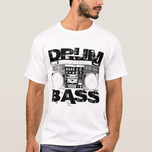 Trommel und Bass-T - Shirt (Vorderseite)