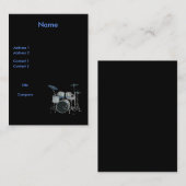 Trommel-Visitenkarte Visitenkarte (Vorne/Hinten)