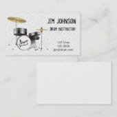 Trommel-Visitenkarte Visitenkarte (Vorne/Hinten)