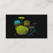 Trommel-Visitenkarte Visitenkarte (Rückseite)