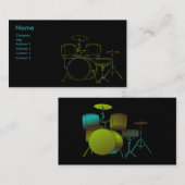 Trommel-Visitenkarte Visitenkarte (Vorne/Hinten)