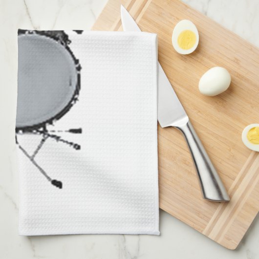 "Trommelausrüstungs" Entwurfsgeschenke und Geschirrtuch (Viertel Falte)