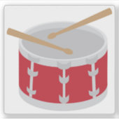 Trommelfell Aufkleber (Vorderseite)