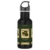 Trommelfell Edelstahlflasche (Vorderseite)