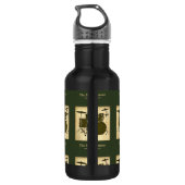 Trommelfell Edelstahlflasche (Rückseite)