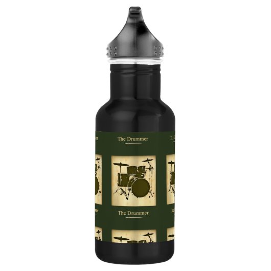 Trommelfell Edelstahlflasche (Rechts)