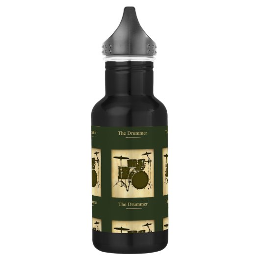 Trommelfell Edelstahlflasche (Links)