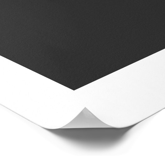 Trommelfell für Wände schwarz und weiß Poster (Ecke)