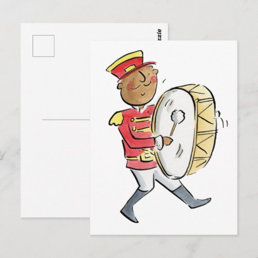 Trommelfell Postkarte (Vorne/Hinten)