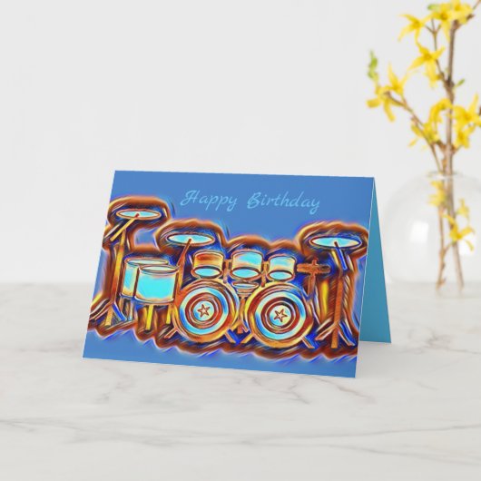 Trommelkassette Karte (Gelbe Blume)