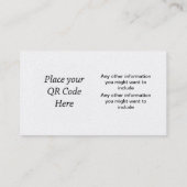 Trommelleber und Sticks (2 Seiten) Visitenkarte (Rückseite)