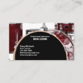 Trommellehrer Visitenkarte (Vorderseite)