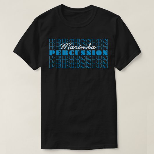 Trommellinienperkussionist Marching Band Drumline T-Shirt (Design vorne)