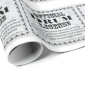 Trommellizenz Geschenkpapier (Rolleneckpunkt)