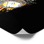 Trommelmusiker für Drummer Poster (Ecke)