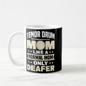 Trommelmütter Mama Marching Band Mütter Day Drumme Kaffeetasse (Links)