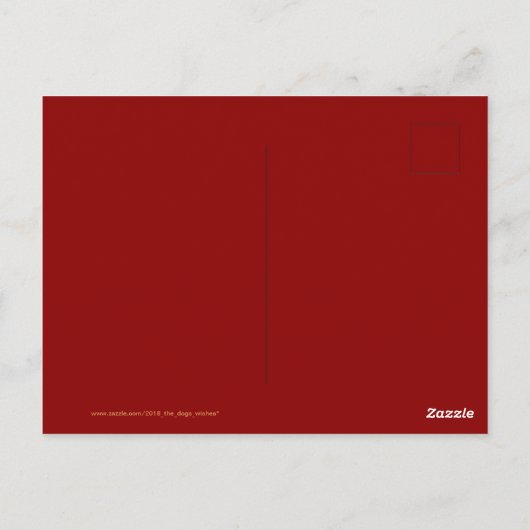 Trommeln 2 Pig Jahr vietnamesische Gruß Postkarte (Rückseite)