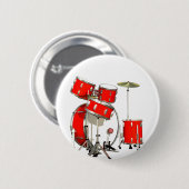 Trommeln Button (Vorne & Hinten)