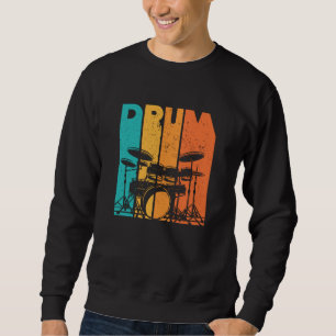 Trommeln  Drumming Lover Drummer Geschenk Sweatshirt