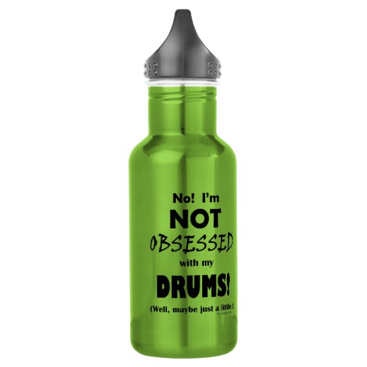 Trommeln Edelstahlflasche (Links)