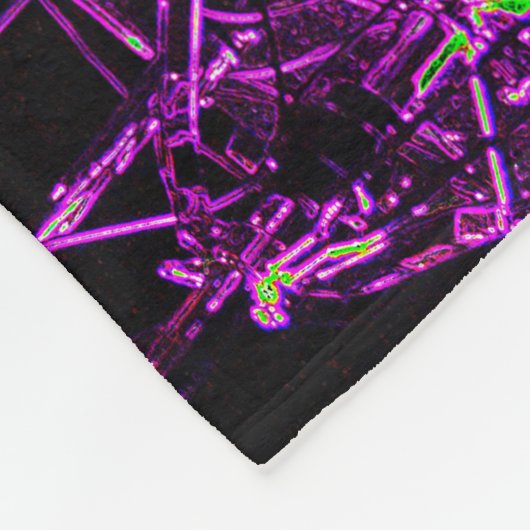 Trommeln Fleecedecke (Ecke)