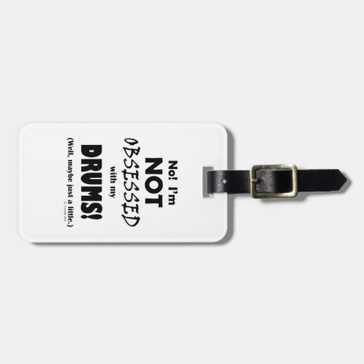 Trommeln Gepäckanhänger (Vorderseite horizontal)