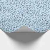 Trommeln Geschenk-Verpackungs-der musikalischen Geschenkpapier (Ecke)