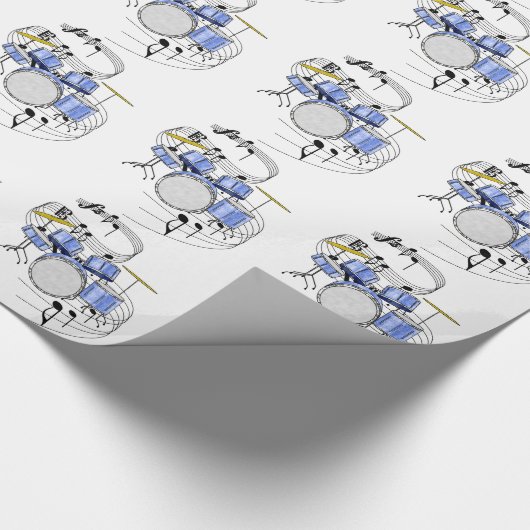 Trommeln Geschenkpapier (Ecke)
