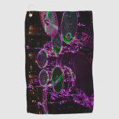 Trommeln Golfhandtuch (Vorderseite)