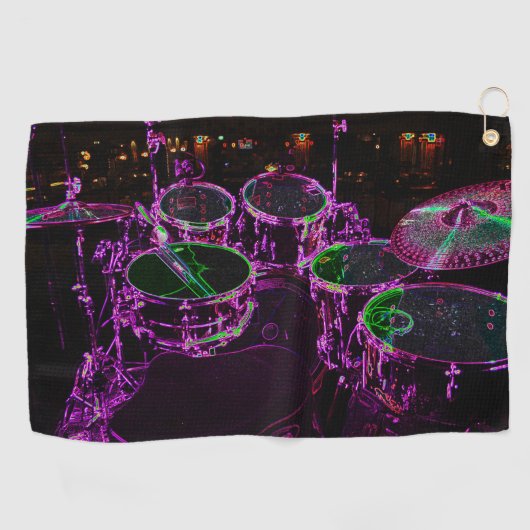 Trommeln Golfhandtuch (Horizontal)