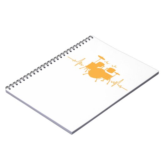 Trommeln Heartbeat Notizblock (Linke Seite)