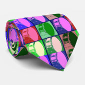 Trommeln im Pop Art Necktie Krawatte (Gerollt)